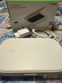 Base di ricarica e sanitizzatore  luce UV Belkin
