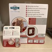 Porta per gatti con microchip