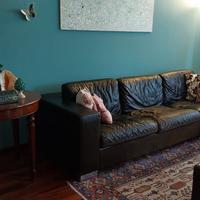 Divano Poltrona Frau 3 posti con pouf