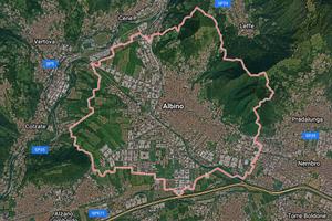 Albino villa, 3 stanze, box balcone e giardino