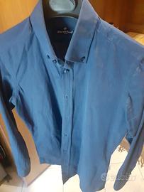 Camicia blu navy su misura taglia 39