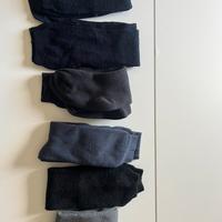 Stock di 6 paia di calze di lana lunghe