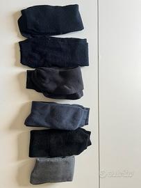 Stock di 6 paia di calze di lana lunghe