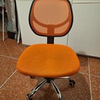 sedia da ufficio con schienale basculante