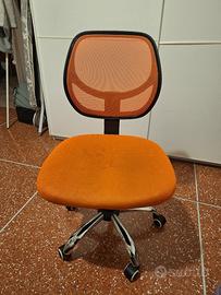 sedia da ufficio con schienale basculante