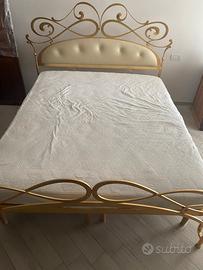 Testiera letto in ottone marchio “Vittoria Orlandi