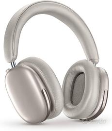 Music Sound Aurix Cuffie Bluetooth Over Ear Bianco