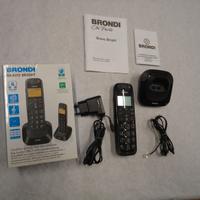 Telefono cordless senza fili Brondi Bravo Bright