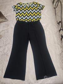 set estivo donna pantalone + blusa M