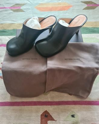 Bottega Veneta sabot mules laville neri 36.5 nuovi