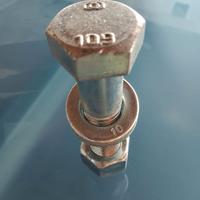 57 bulloni kit completo M20x100 Classe10.9 + Dado