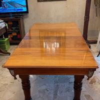 Biliardo '800 inglese di antiquariato restaurato