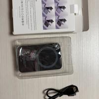 Power Bank magnetica grigio metalizzato 5000mAh