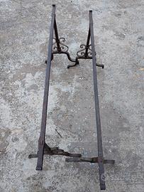 antichi trispiti da letto in ferro battuto 