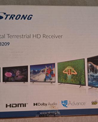 DECODER STRONG SRT8209 DVB-T2 E TV LED UNITED 15.4