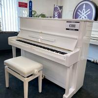 Pianoforte verticale yamaha mod.u1 bianco lucido