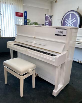 Pianoforte verticale yamaha mod.u1 bianco lucido