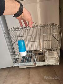 Gabbia con cassetto estraibile e griglia fondo