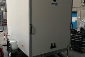 Rimorchio furgonato monoasse a pianale ribassato S