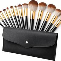 KIT 12 PENNELLI TRUCCO SET VISO E OCCHI MAKE UP