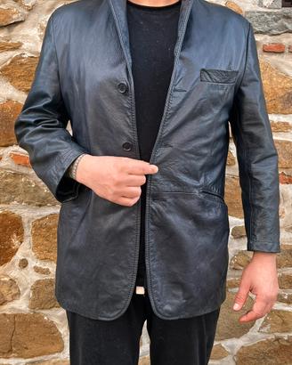 Giacca Pelle Uomo Stewart Xl made in Italy