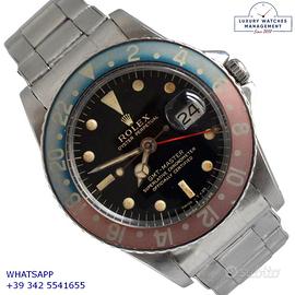 ROLEX GMT Master 1675 Cornino tritium gilt 1964