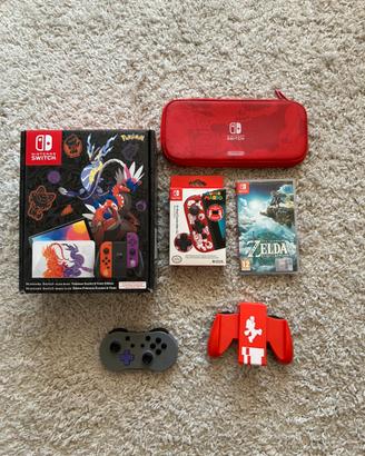 Switch oled edizione pokemon scarlatto e violetto