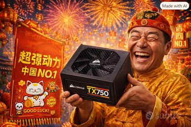 Li Wei – Corsair TX750 750W - Case Itek Bi‑Turbo