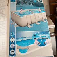 Piscina con pompa a sabbia