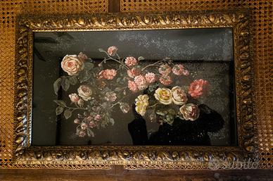 Olio su vetro, XIX Sec. Ulrico Pistilli