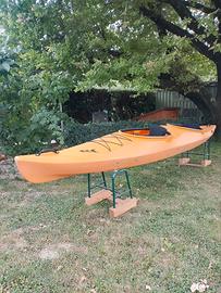 Kayak canoa doppio da mare Prijon.