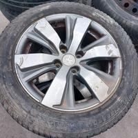 Set cerchi in lega peugeot 208 2008 r16