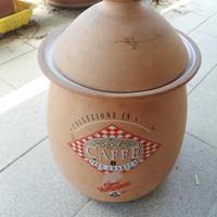Contenitore caffè/alimenti in ceramica e terracott