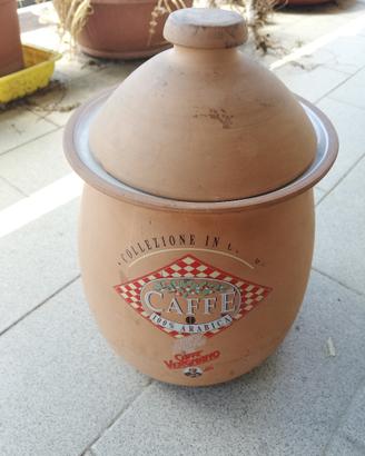 Contenitore caffè/alimenti in ceramica e terracott
