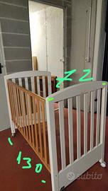 Culla Foppapedretti con sponda rimovibile