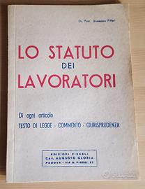 Libro Statuto Dei Lavoratori G. Pifferi 1974