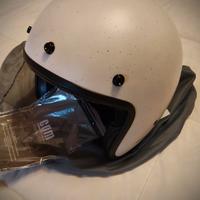 casco moto cgm in fibra cafè Racer  ma s