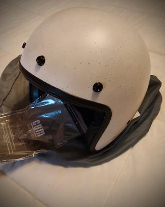casco moto CGM in fibra cafè Racer  s