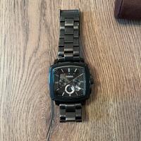 Orologio Fossil - cassa quadrata - acciaio nero