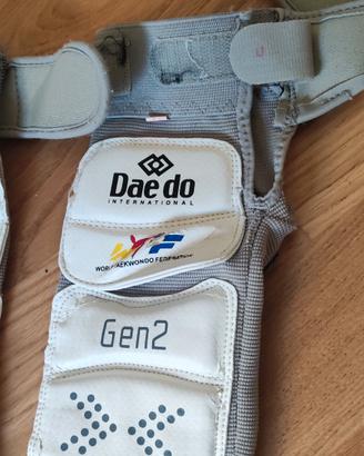 parapiedi elettronici daedo taekwondo