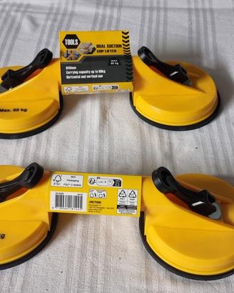 Coppia Ventose Doppie - vetro-piastrelle-laminato