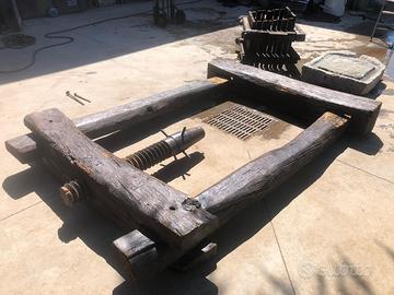 Torchio di grandi dimensioni anno 1906