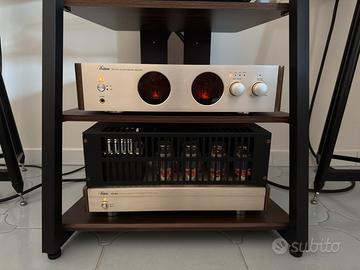 Preamp Aeron Ap120 e amplificatore Aeron AP890