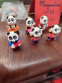 personaggi panda ovetti kinder