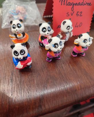 personaggi panda ovetti kinder