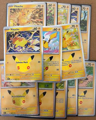 Mancolista Pikachu 30th in italiano