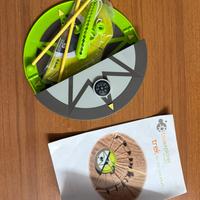 Meridiana da campeggio con bussola