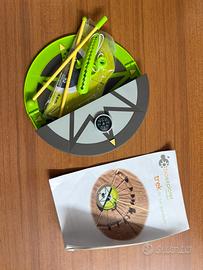 Meridiana da campeggio con bussola