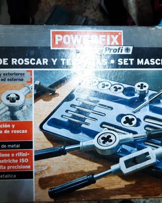 Set maschi e filiere Powerfix 20 pezzi
