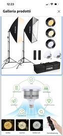 Luci fotografiche soft box